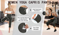 Capris Pants for Women High Waist Yoga Pants Women Athleisure Straight Legs with Pockets