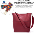 Women's Leather Designer Tote Bags and Shoulder Bucket Purses