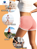 Versatile 4-Pack Women's Cotton Athletic Shorts - Perfect for Yoga, Dance & Everyday Comfort