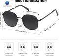 Classic Square Sunglasses for Women and Men - Stylish Oversized Gold Frame SJ1137