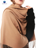 Luxurious Oversized Pashmina Shawl Wrap Scarf - Soft Warm Winter Blanket for Women