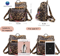 Women's Versatile Fashion Backpack Purse - Convertible Satchel Handbag and Shoulder Bag for Travel