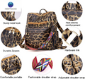 Women's Versatile Fashion Backpack Purse - Convertible Satchel Handbag and Shoulder Bag for Travel