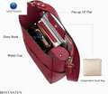 Women's Leather Designer Tote Bags and Shoulder Bucket Purses