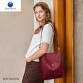 Women's Leather Designer Tote Bags and Shoulder Bucket Purses