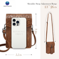 Elegant Mini Crossbody Bag for Women - Compact Cell Phone Purse & Wallet, Perfect Gift