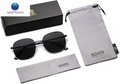 Classic Square Sunglasses for Women and Men - Stylish Oversized Gold Frame SJ1137