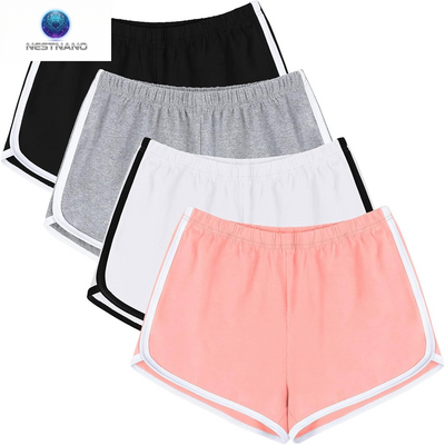 Versatile 4-Pack Women's Cotton Athletic Shorts - Perfect for Yoga, Dance & Everyday Comfort